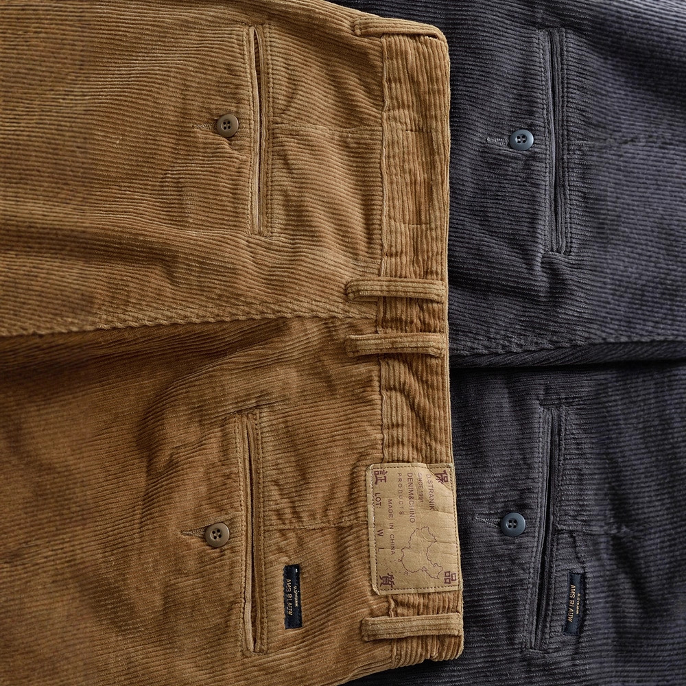 Mens Corduroy Casual Pants For Autumn And Winter
